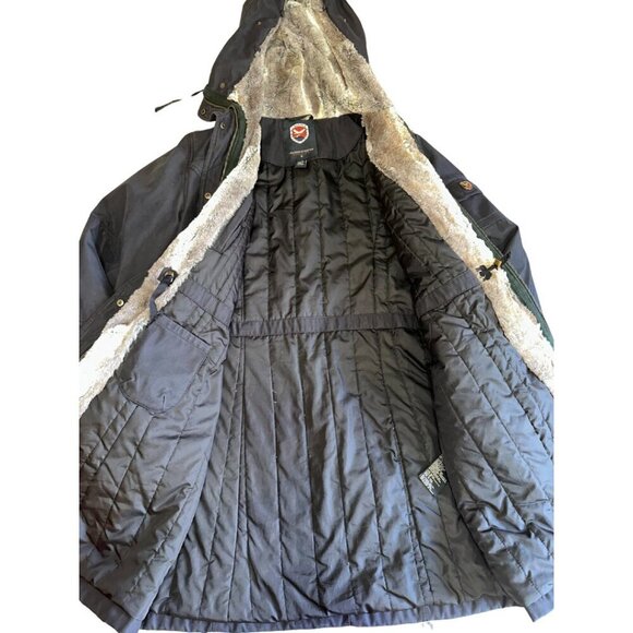 1 Madison Expedition Exclusive Collection Large Women's Fur Lined Hooded Coat - Picture 4 of 7